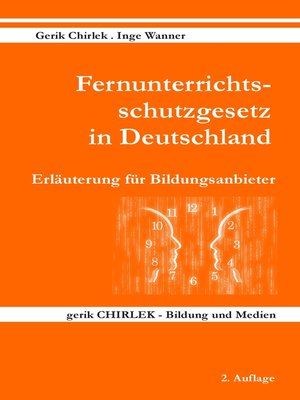 cover image of Fernunterrichtsschutzgesetz in Deutschland--Erläuterung für Bildungsanbieter